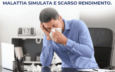 La Corte di Cassazione sentenza n. 1161/2026: malattia simulata e scarso rendimento.